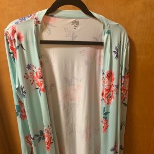 Floral cardigan